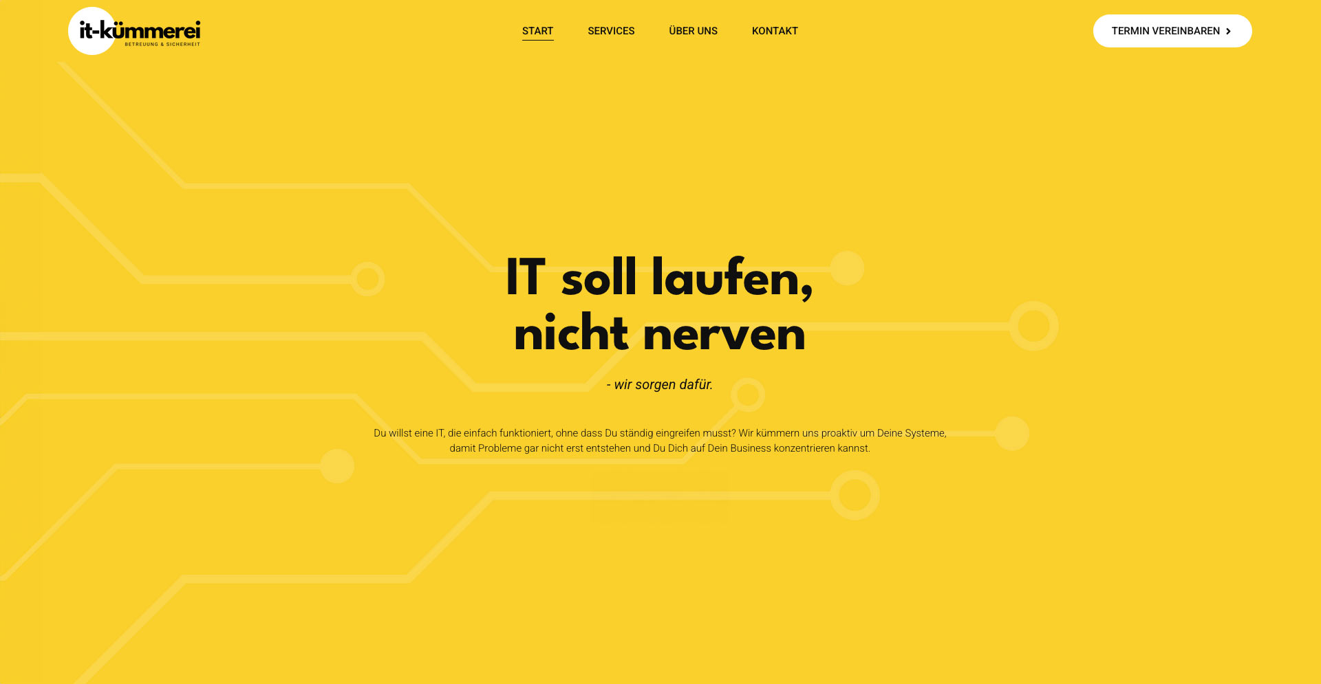 Bild: Startseite IT-Kmmerei